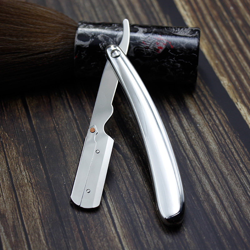 刮刀直刃理发剃须刀手动老式美发剃刀刀片刮脸剃须刀