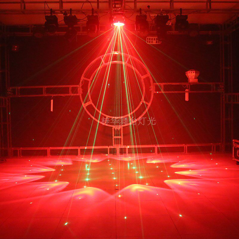 ktv蹦迪旋转舞台餐吧包房七彩灯灯光智能嵌入式舞台灯光