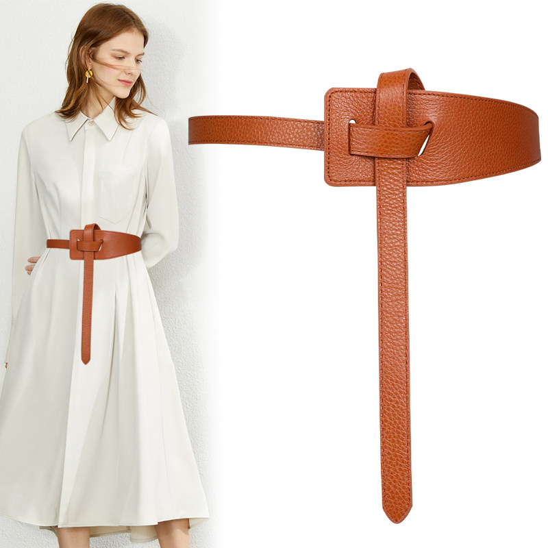 宽腰连衣腰封毛衣束腰收束裙子连衣裙装配腰带腰带