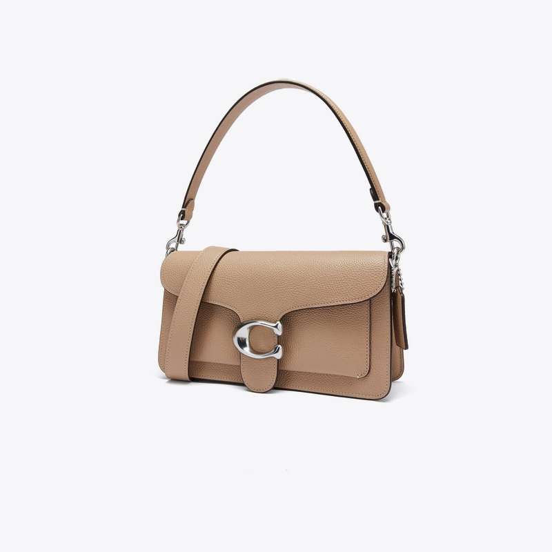 coach蔻驰女包tabby2022新品牛皮单肩斜挎包手提包通用款女包