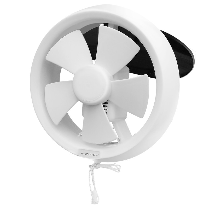 金羚6寸厕所卫生间抽气扇孔排气扇拉绳控制大风量6寸8寸可选