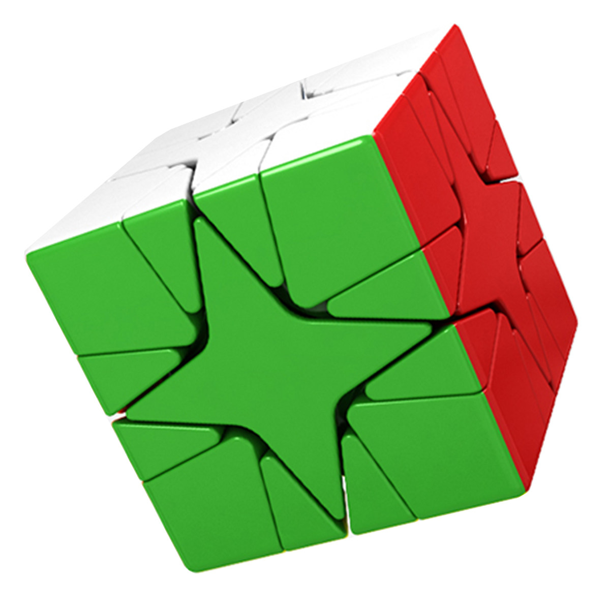 魅龙北极星魔方 魔域文化魔方教室磨砂面超级转角二阶变体魔方