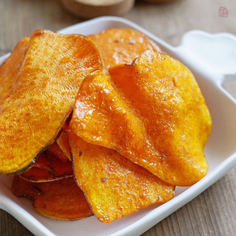 蜂蜜地瓜瓜片酥脆红薯原切番薯脆片网红休闲薯类制品