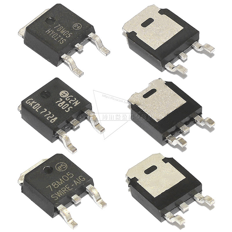 l78m05cdt-tr78m05三端降压稳压电路芯片5v0.5a贴片芯片