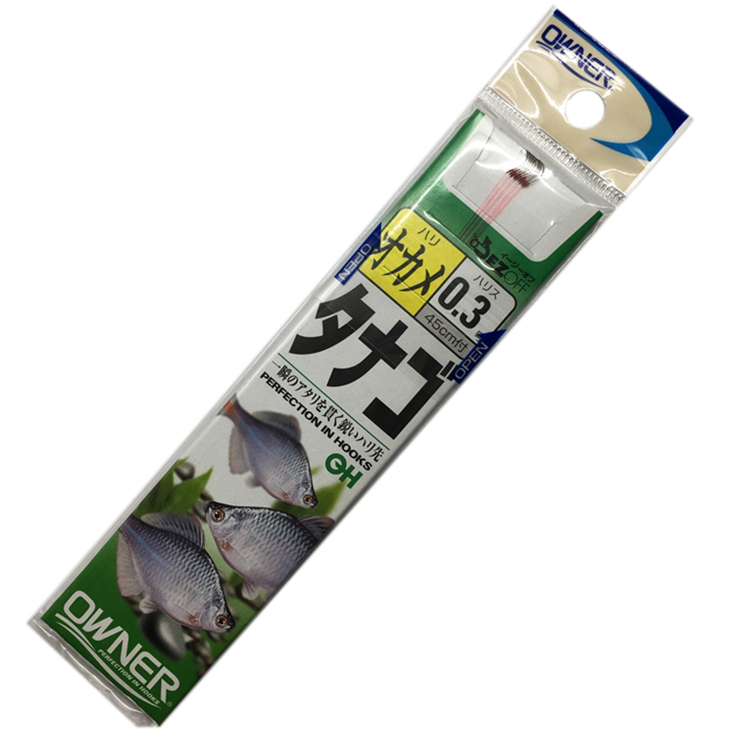 owner欧娜鳑鲏鱼钩 新半月 三腰 流线溪流小物马口 钩绑子线成品