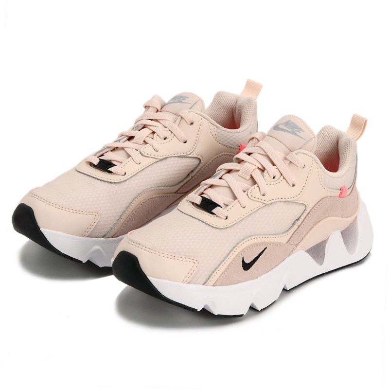 nike耐克女鞋正品2022春季新款厚底跑鞋运动鞋粉色网面透气跑步鞋