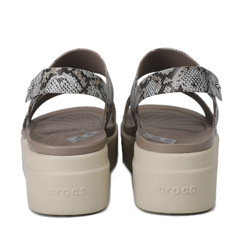 crocs卡骆驰女鞋2021夏季新款布鲁克林女士厚底凉鞋运动沙滩鞋