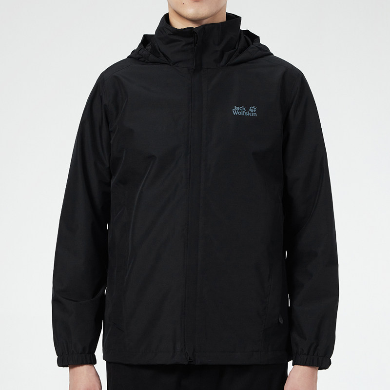 狼爪冲锋衣男装2021冬季新款户外运动服休闲防风外套夹克5020892