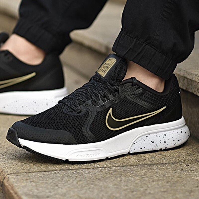 nike耐克官方男鞋2022春季新款黑金色zoom气垫运动鞋跑步鞋dc8996