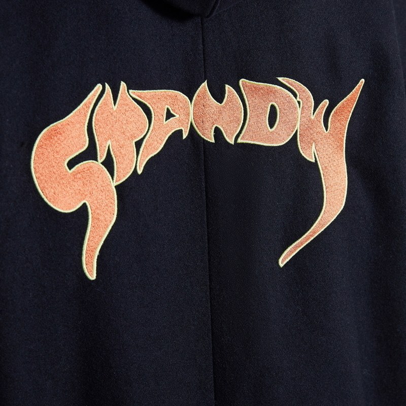 inxxstandby潮牌秋冬季加厚情侣个性毛呢大衣