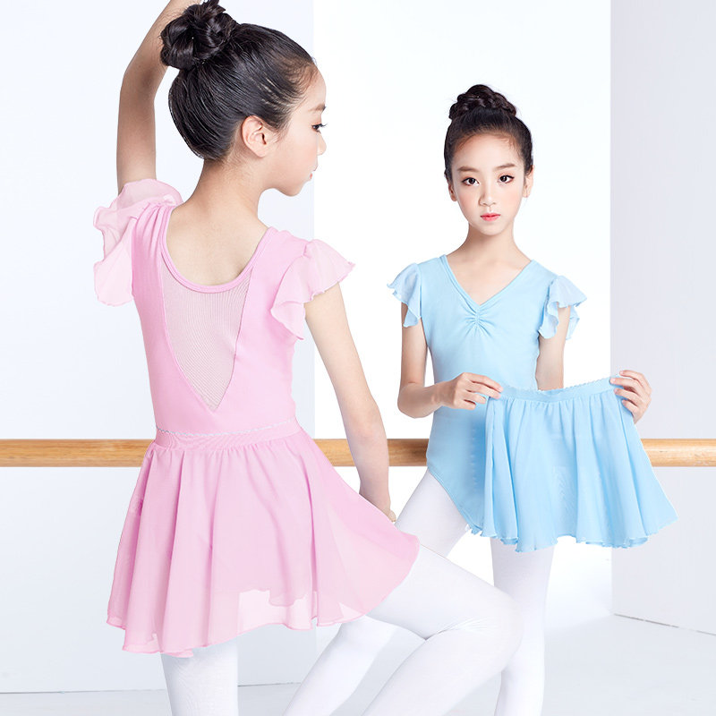 芭蕾舞练功体操服女儿童舞蹈韵律女童夏季形体芭蕾舞服