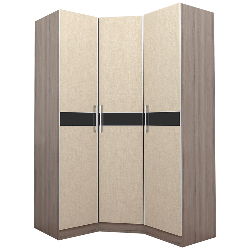 衣柜家用卧室小户户型三角衣柜立柜储物柜简约现代衣柜