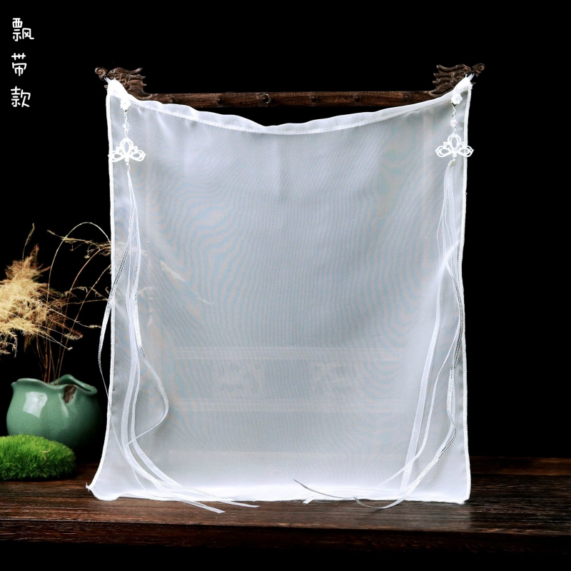 面纱古代发饰古风汉服遮脸脸面吊坠雪纱遮面发饰