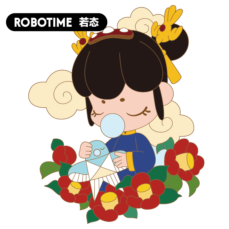 若态若来nanci囡茜古代女子今夕何夕手办徽章盲盒国潮创意礼物女