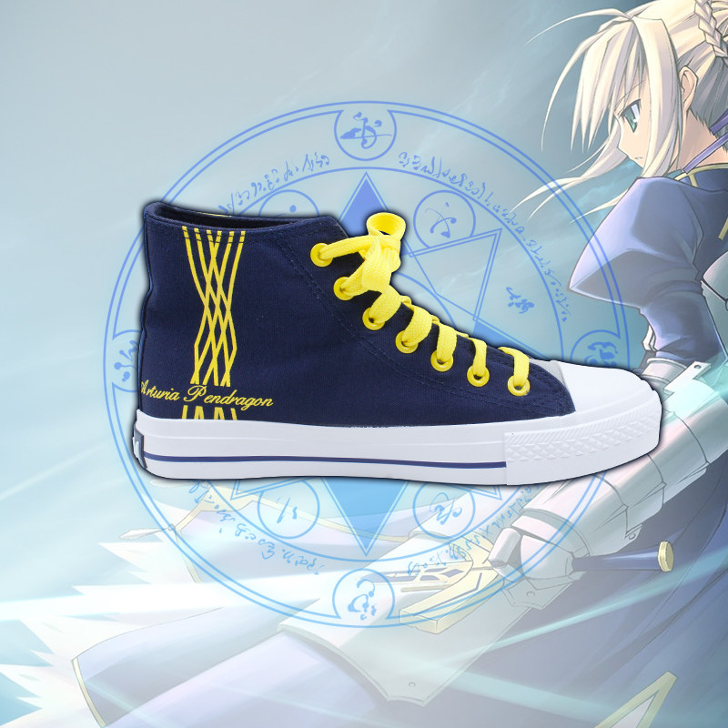 fatestaynight亚瑟王阿尔托利利亚saber鞋子动漫游戏帆布鞋