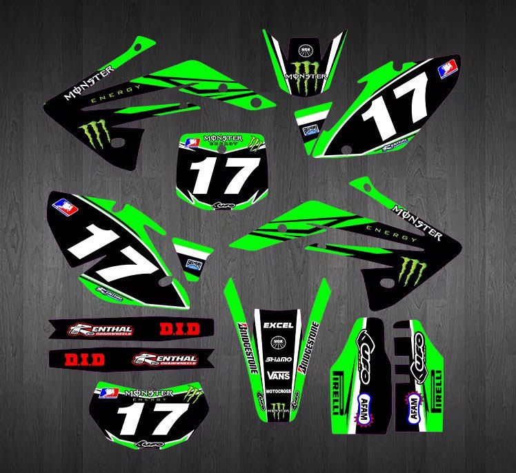 越野摩托车海陵m4mx6m7m8全车外壳水晶贴花战斧贴画贴纸