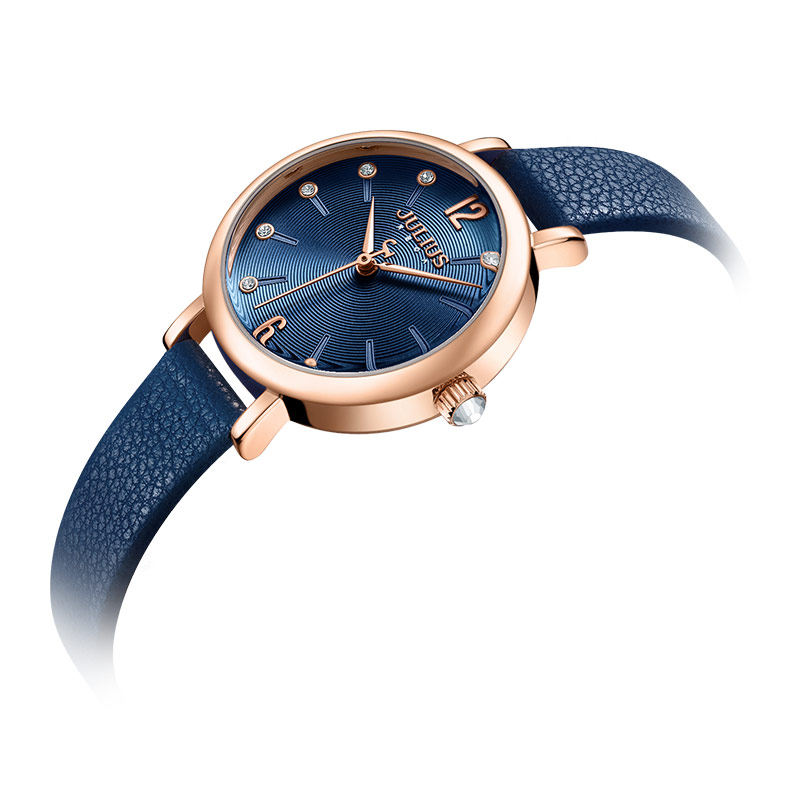 聚利时皮带手表女学生韩版简约小巧水钻腕表chic风手表ulzzang