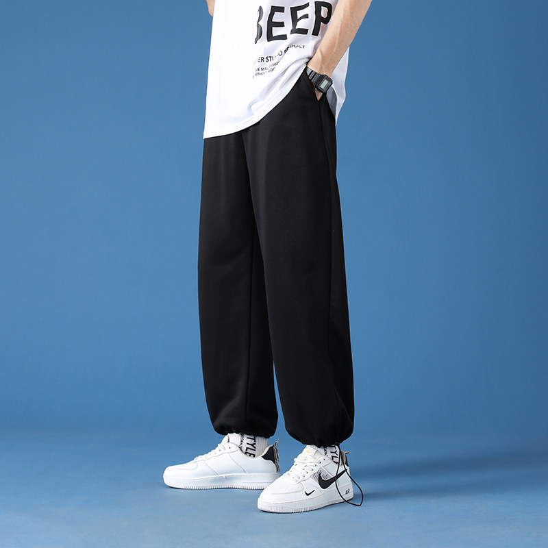 卫裤男ins潮流宽松阔腿百搭休闲休闲裤裤子男生休闲裤