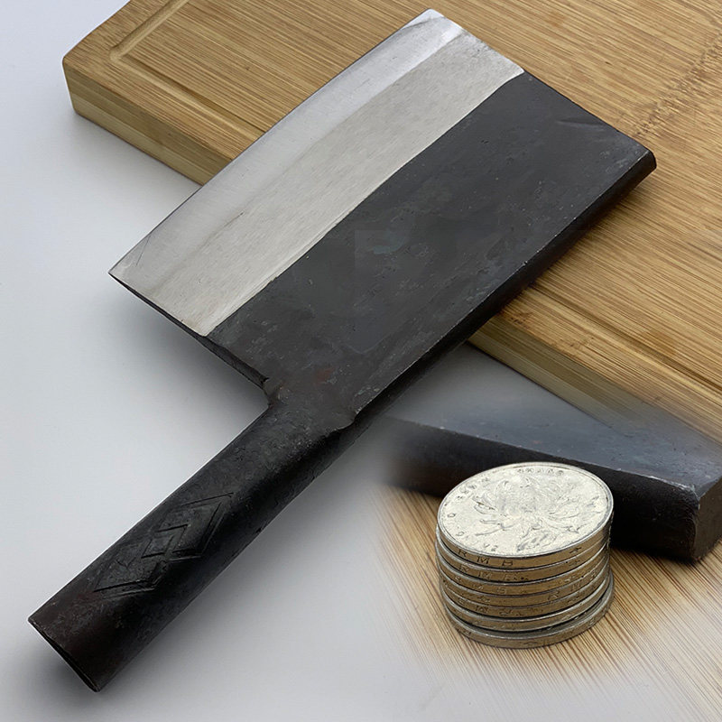 手工锻打斩骨刀方头加厚加重牛骨刀-德国迪克dick