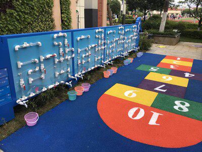 幼儿园墙面区域玩水管道益智儿童智力玩具水管拼接戏水