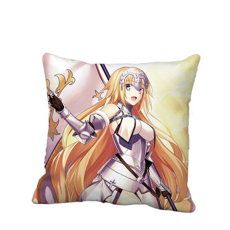 定做二次元动漫学生寝室抱枕fate贞德宅男saber靠垫