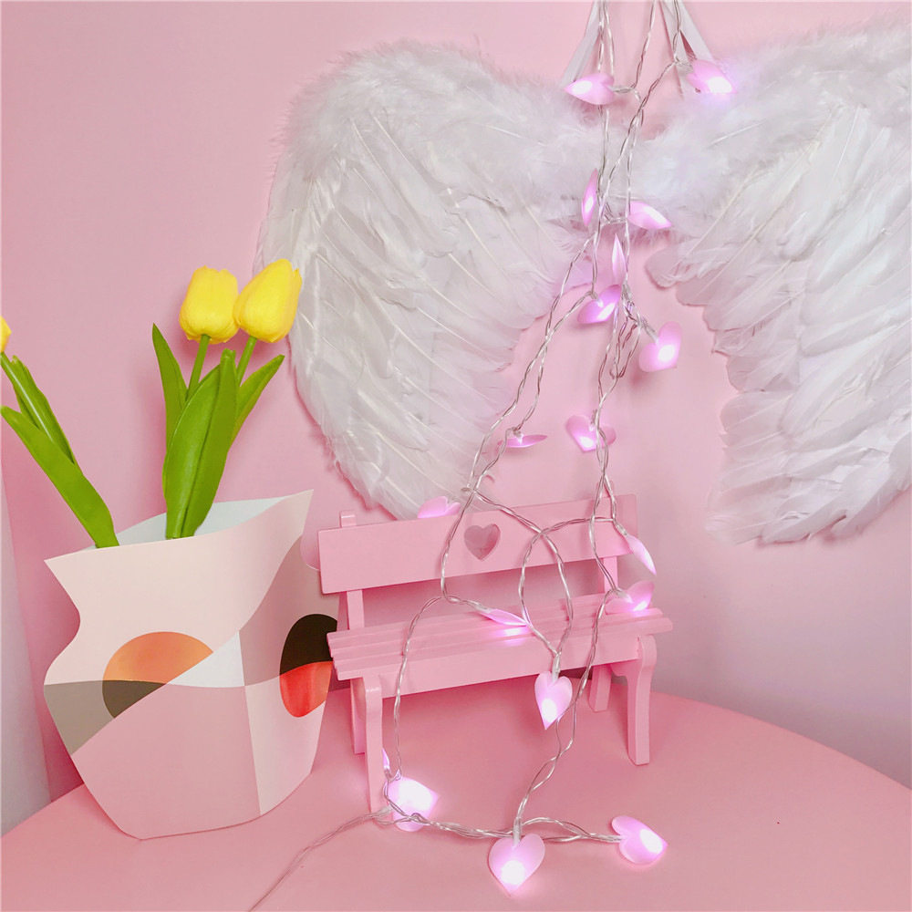 ins家居少女心房间装饰粉色彩灯串灯网红拍照挂灯小清新浪漫布置