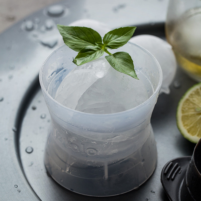 球形威士忌烈酒伴侣冰块块冰冰球模具大圆带盖冰格