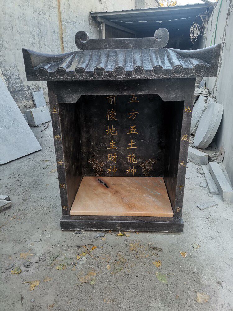 土地土地庙神龛公小石雕庙宇户外家用山神庙石头石雕