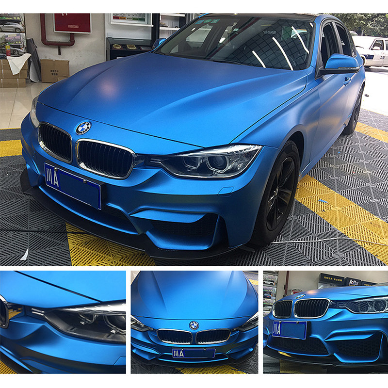 贴纸车模改色车身汽车哑光摩托车车膜自贴外观改色膜