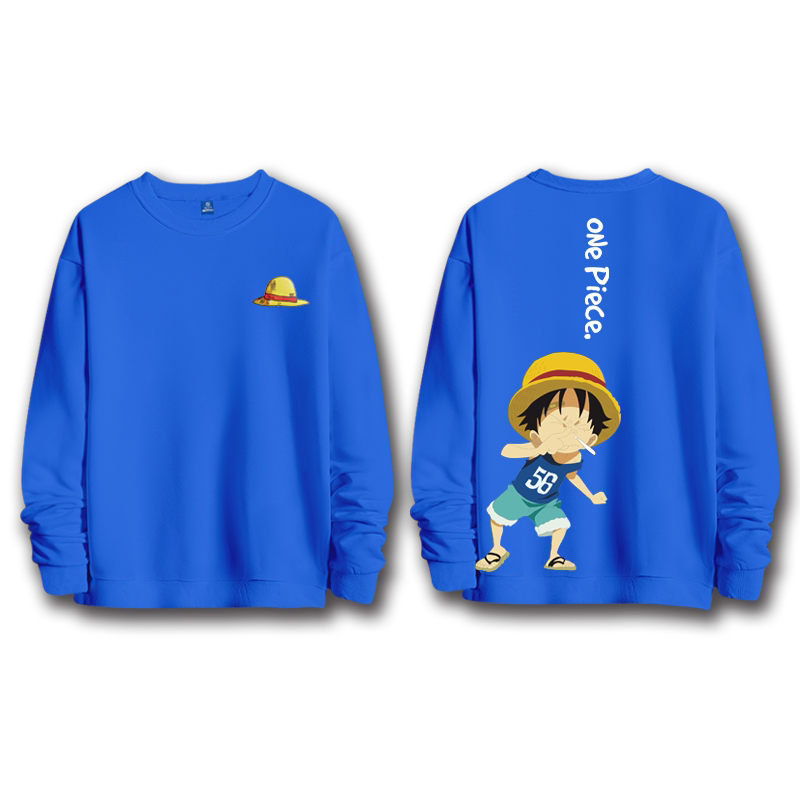 日系动漫海贼王路飞联名潮牌韩版宽松外套ins卫衣