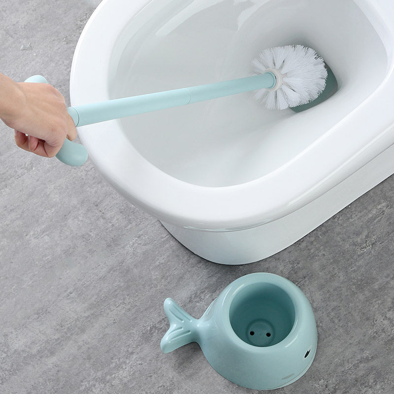 优思居长柄家用马桶刷套装卫生间无死角厕所刷坐便器清洁刷洁厕刷