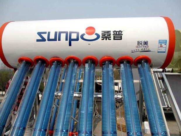 桑普阳台分体式太阳能热水器水电隔离电加热管陶瓷电热管