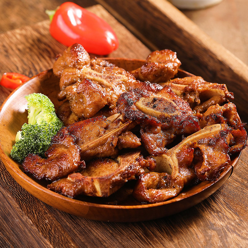 黑椒猪仔骨调理腌制猪排饭店餐饮酒店快捷私房菜半成品食材美佳优