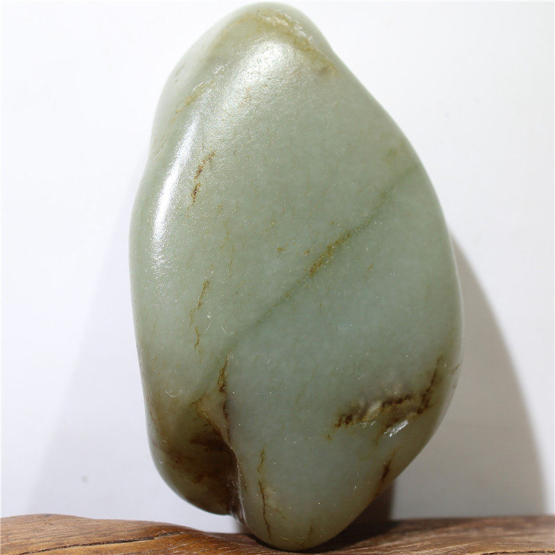 和田玉籽原石青白白玉手把正宗新疆天然玉石珠宝奇石