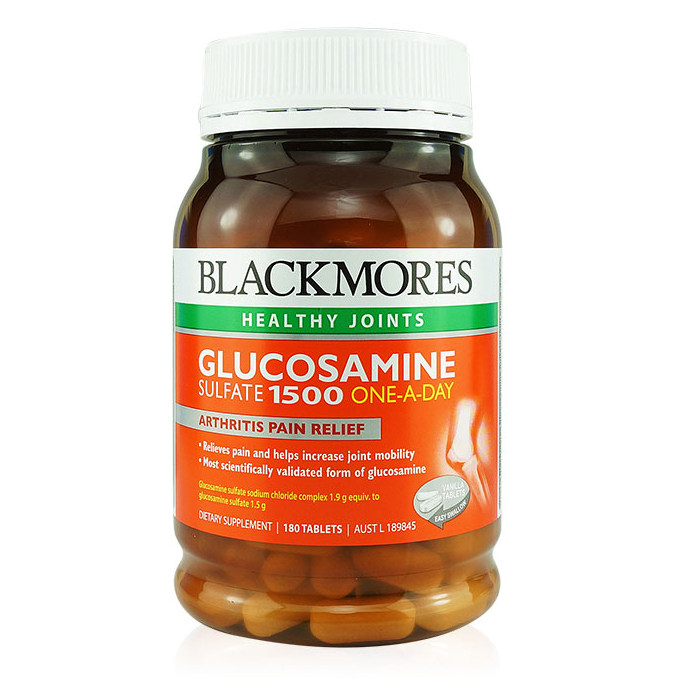 2瓶装 澳洲blackmores维骨力glucosamine氨基葡萄糖关节灵软骨素