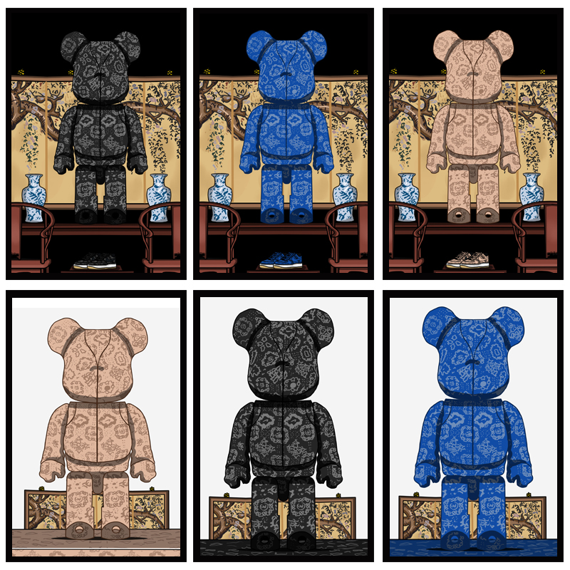 clot装饰画潮牌潮流客厅服装店鞋店卡通房间卧室现代装饰画