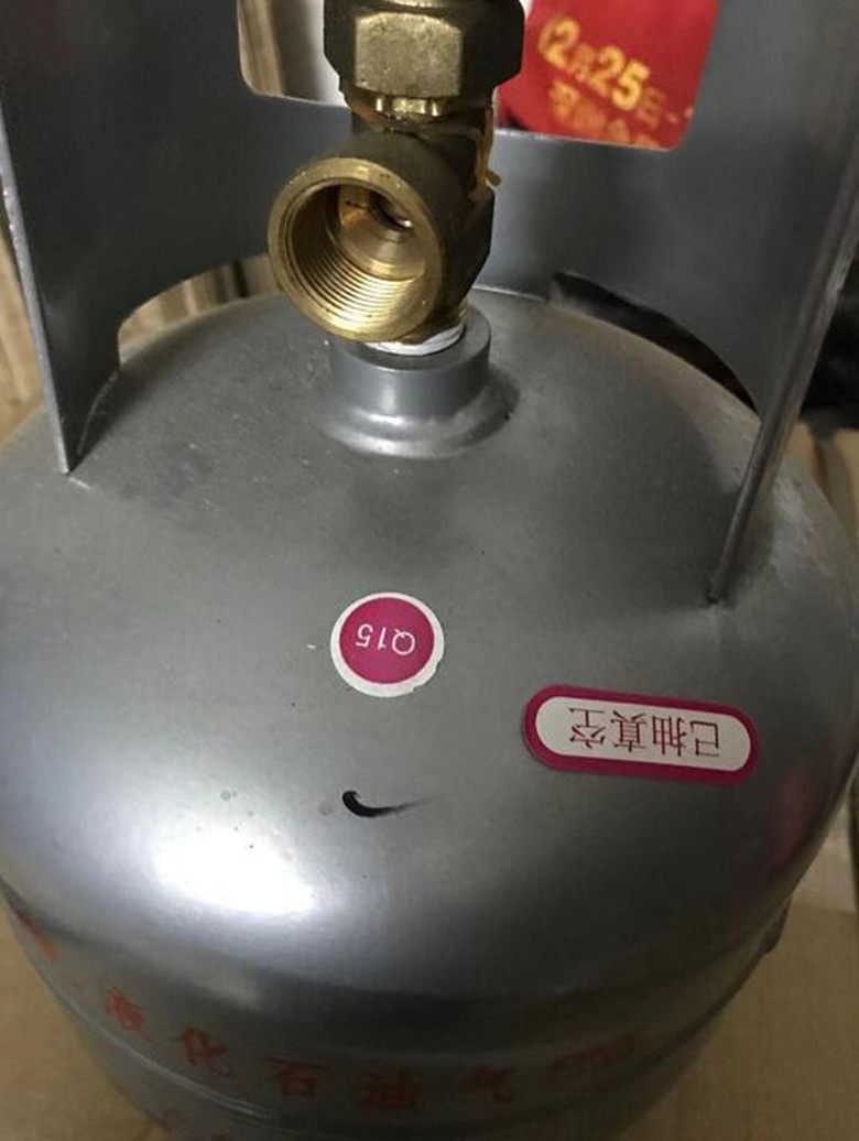 液化气煤气良奇牌小气瓶2公斤煤气罐kg钢瓶坛子其他阀门