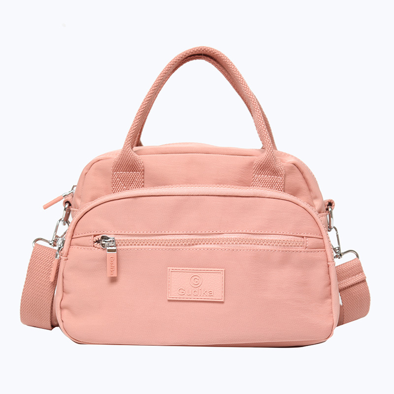 胸包女士斜挎包2022新款尼龙布单肩包运动小挎包小包纯色休闲腰包