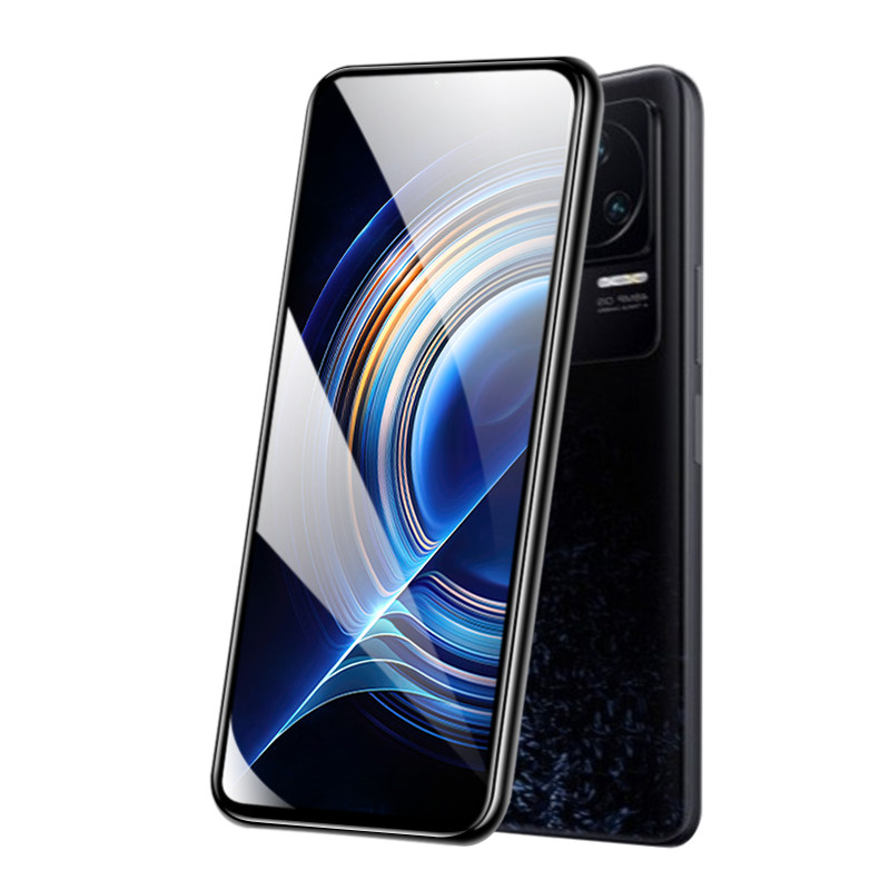 红米k50redmik50贴膜防摔玻璃指纹高清标准版蓝光手机贴膜