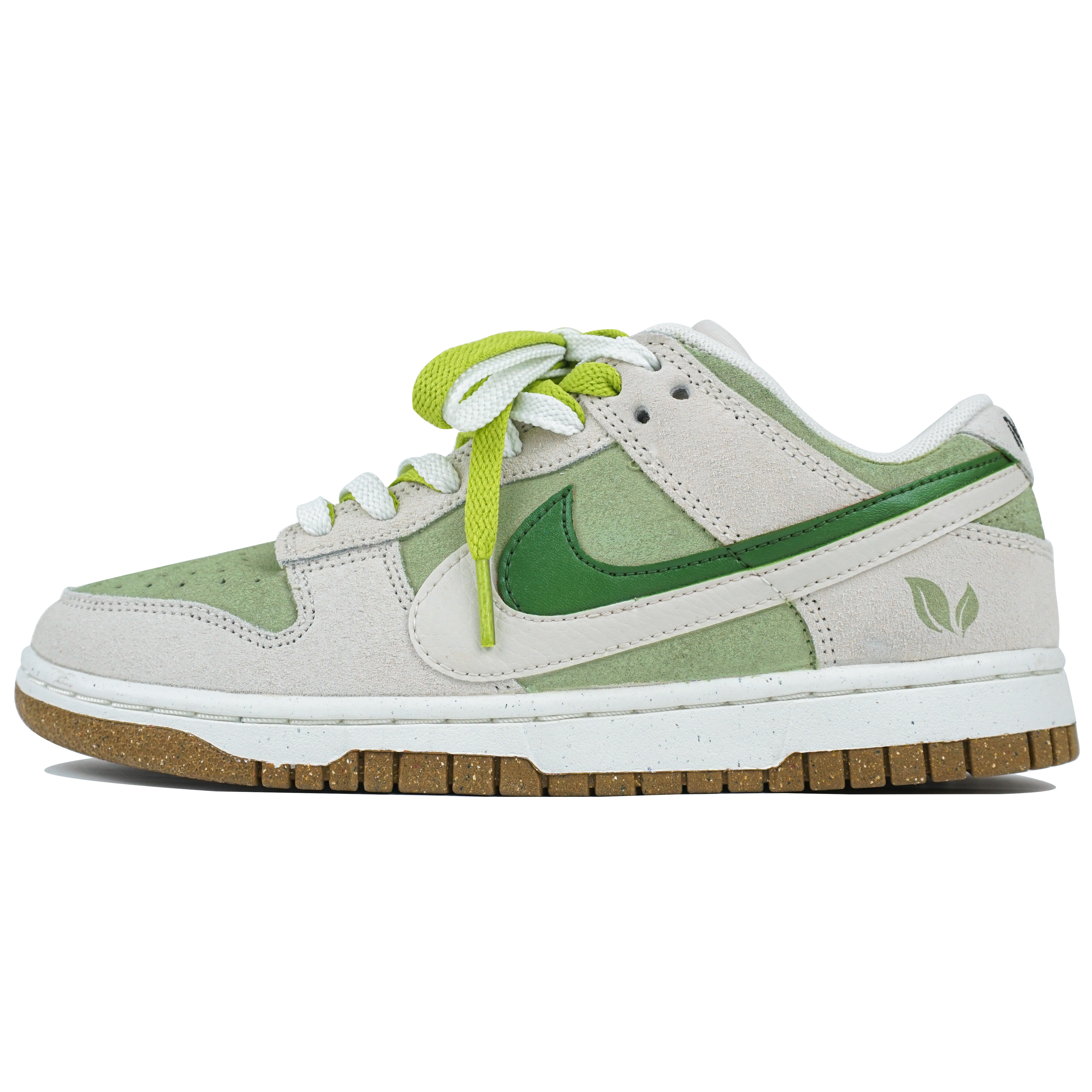 nikedunklow牛油绿色双勾双层swoosh情人节礼物板鞋