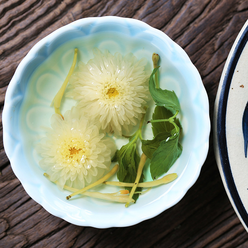 清心去火茶降火茶去肝火旺盛下火茶菊花茶清火茶薄荷叶金银花茶