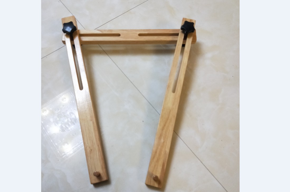 十字绣绣架家用实木木可调节橡木架子绣绷支架绣架