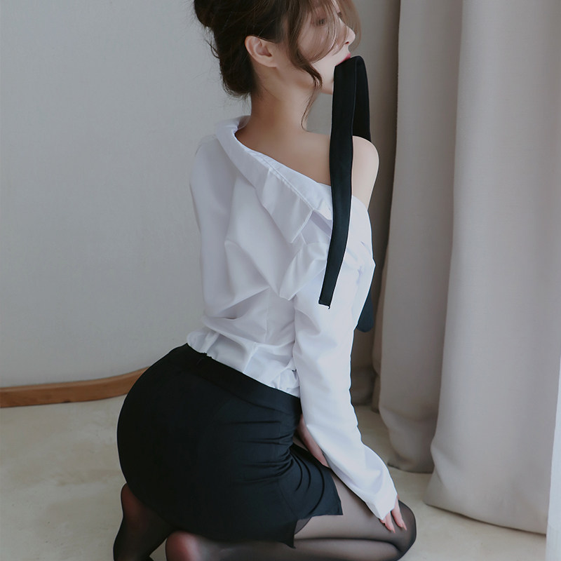情趣ol内衣秘书制服性感激情包臀诱惑纯欲睡裙