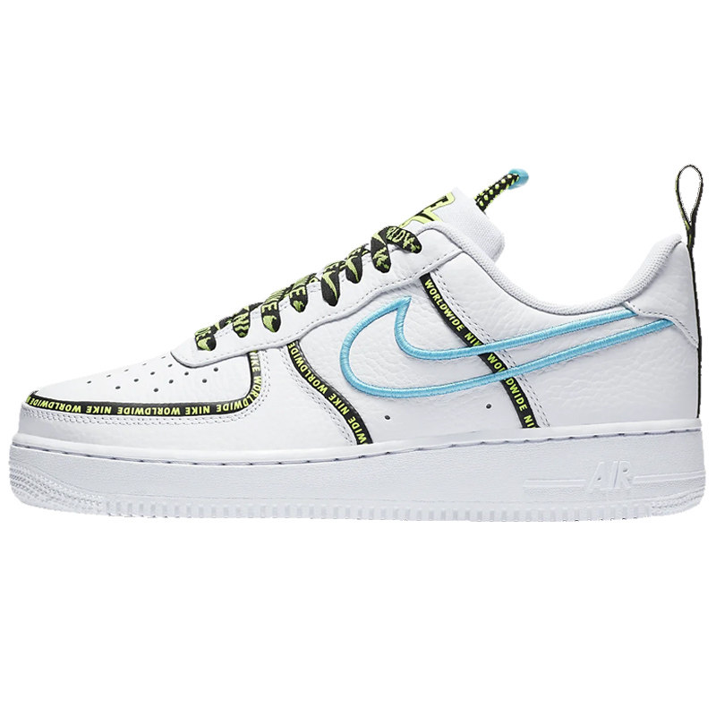 nike耐克airforce空军一号af1地球刺绣运动鞋板鞋男板鞋