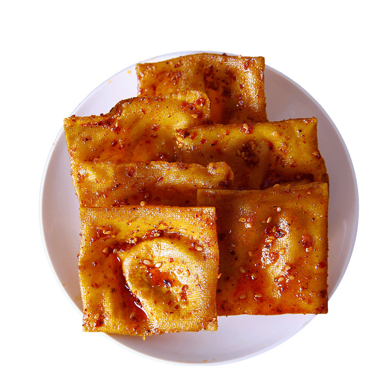 豆干湖南平江特产斯娃泡泡皮干农家自制制黄豆腐干