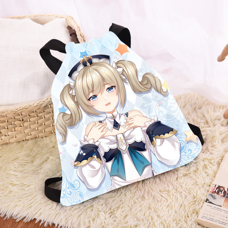 尚萌原创原神游戏芭芭拉动漫周边宅男身抱枕套长条动漫毛绒