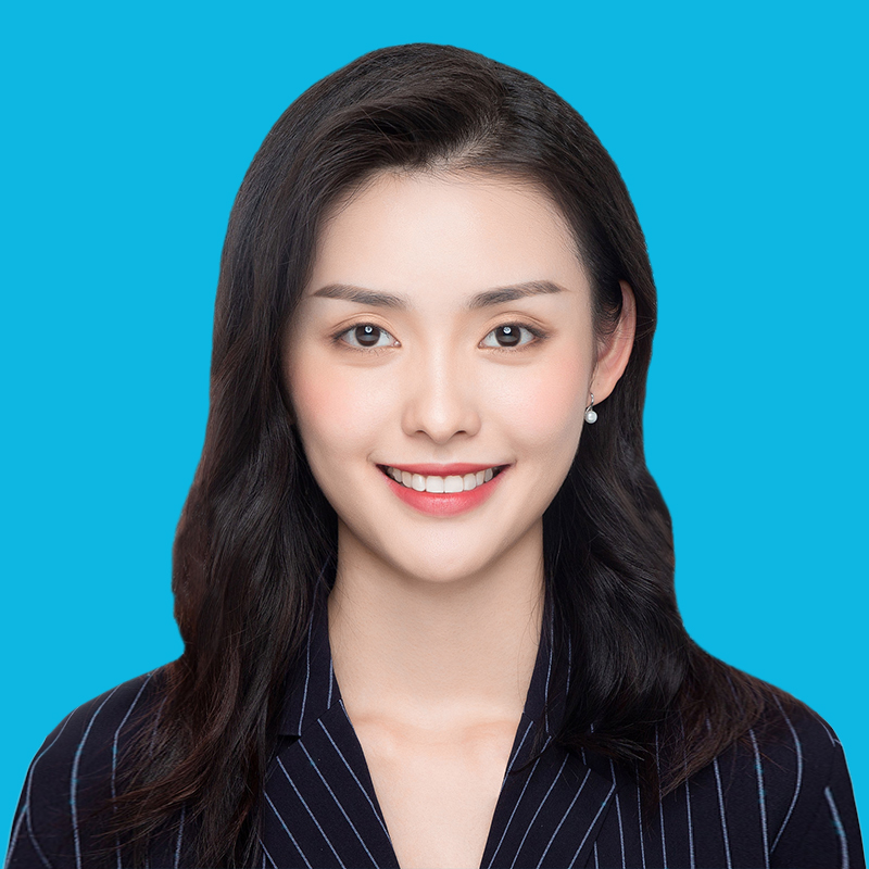 证件照ps换背景修图换正装改底色签证护照报名照在线改尺寸电子版-mc