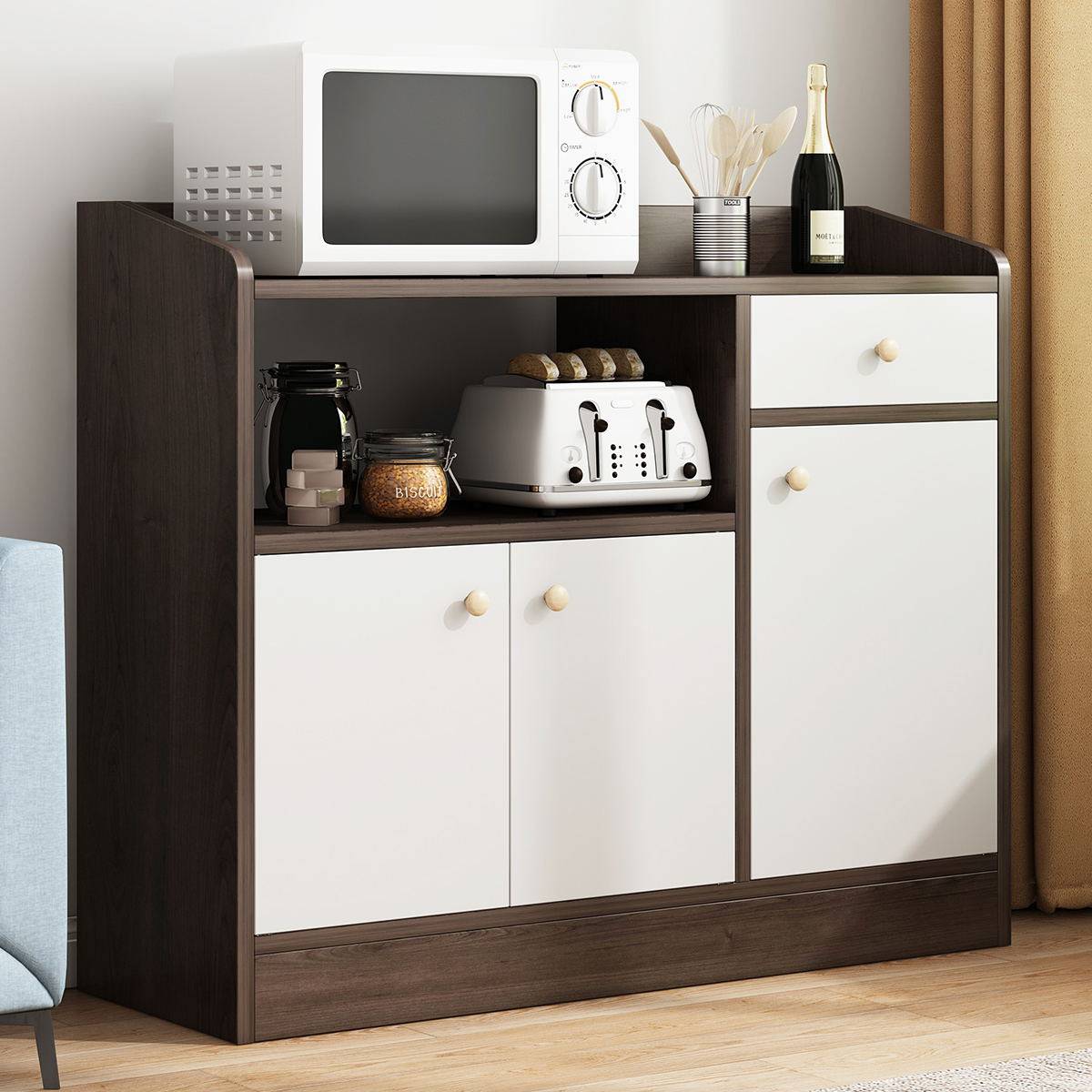 餐边柜现代简约客厅靠墙柜子储物柜茶水水柜厨房碗柜餐边柜