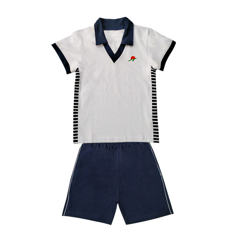 广州市越秀区小学生校服夏装套装短袖短裤统一一班校服
