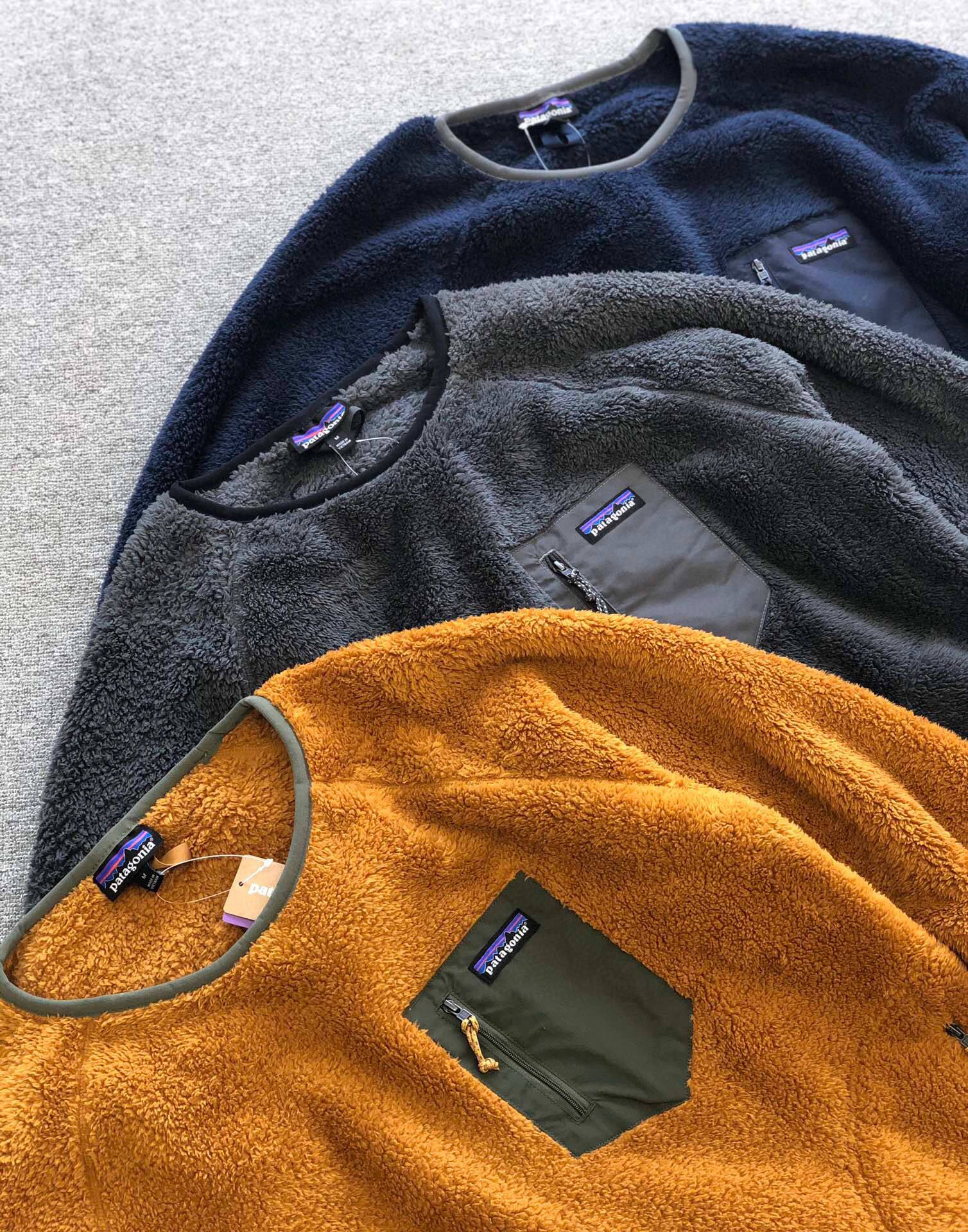 los 20aw 日系毛猴 好看 crew柔软舒适保暖抓绒衣 情侣款 catos